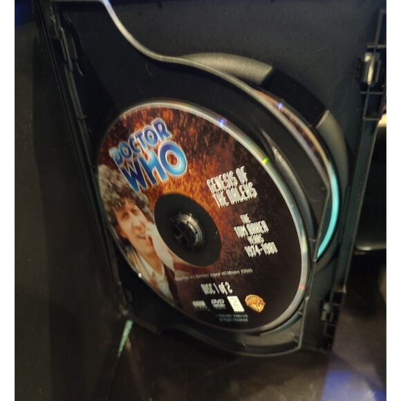 Doctor Who Genesis Of The Daleks 2-Disc Vintage DVD Set Tom Baker 1974-1981 Warn - Picture 3 of 9